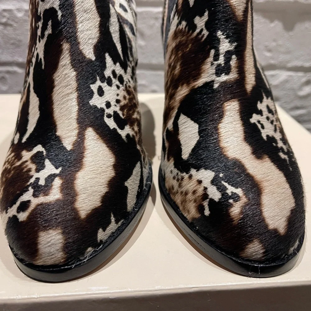 NEW Loeffler Randall Calf Hair Ankle Boots 8 - Picture 7 of 16